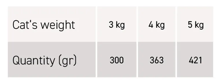 Tableau feeding guide chunks Eco Oscar EN